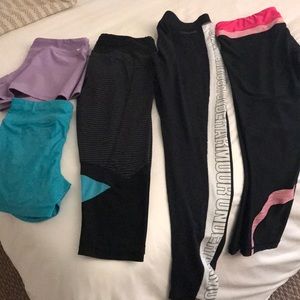 Lot of work out leggings size medium